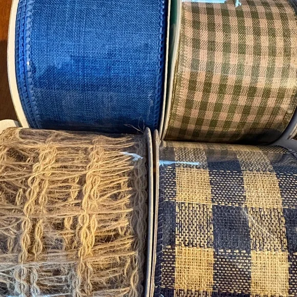 Wired Ribbon, NEW, 2.5” Wide, Pack Of 10 - Picture 3 of 8